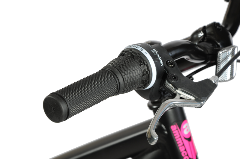 Ammaco Pinky 26 Inch Wheel Mountain Bike Black and Pink-6